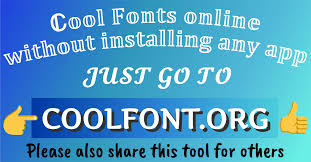 A Cool Font Generator That Provides All Kinds Of Free Fancy Fonts For Your Input Text Just Click On A Desired Fo In 2020 Cool Font Generator Cool Fonts Font Generator