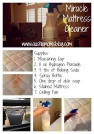 Regular mattress cleaning can help reduce allergens in your bedroom and keep your mattress new and fresh for. Diy Miracle Mattress Stain Remover Mattress Stains Mattress Cleaning House Cleaning Tips