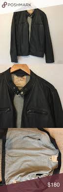 Converse John Varvatos Collab Leather Jacket Large Jackets John Varvatos Leather Jacket