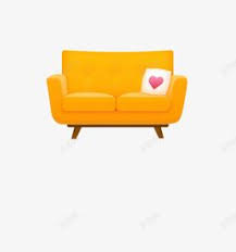 黄色爱心沙发免抠素材免费下载 素材7xsjujqpv 新图网in 2021 home decor love seat furniture
