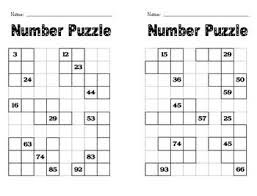 Number Puzzle Frames Math Instruction Math Number Sense Number Puzzles