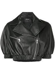 Yigal Azrouel Cropped Biker Jacket Black Cropped Biker Jacket Biker Jacket Jackets