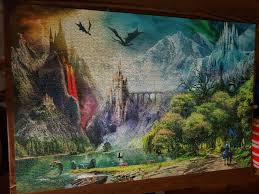 This is one puzzle that really will leave you with spots before your eyes. Just Finished My Biggest Puzzle To Date Ravensburger Reign Of Dragons 3 000 Pieces Jigsawpuzzles