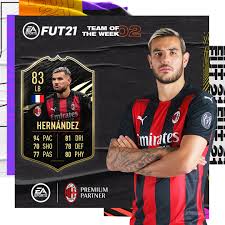 Один в поле не воин! Ac Milan Theo Hernandez Is In The Ea Sports Fifa Team Facebook