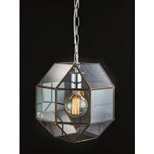 Tamora Clear Glass Hexagon Pendant Light Ceiling Pendant Lights Pendant Light Ceiling Lights
