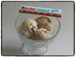 Glace Au Kinder Maxi Ice Cream Desserts Cacao
