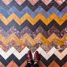 This medley of textures, shape and style is perfect for creating a grand, sweeping hallway or floor that's totally unique.' 12. The Stunning Beauty Of London Floors Or Why You Should Look Down While Travelling Flooring Sketch London Colorful Interiors