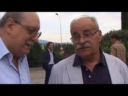 Paolo Bartolini, fondatore, co-organizzatore del Torneo Moreno Vannucci, al  microfono di Gianni Zei.