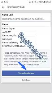 Cara ganti nama di facebook sangat lah mudah, anda tinggal mengikuti beberapa langkah dibawah ini supaya lebih cepat. Nama Belakang Fb Keren