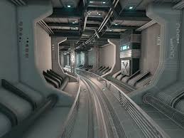 Sci Fi Underground Tunnel 3d Model Underground Tunnels Underground Underground Cities