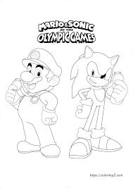 sonic and mario coloring pages 2 free coloring sheets 2021 artofit