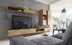 wohnwand wildeiche massiv bianco geolt bestehend aus tv unterteilen und hangeelementen woody 141 00151 wildeic wohnwand eiche wohnzimmer modern wohnwand modern