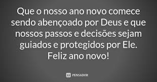 Que O Nosso Ano Novo Comece Sendo Abencoado Por Deus E Que