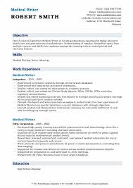 What to put in a cover letter. Medical Writer Resume Samples Qwikresume