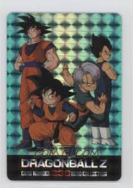 You can also find dragon ball and dragon ball super products. 2001 Artbox Dragon Ball Z Hero Collection Base 238 Goku Goten Kid Trunks Vegeta