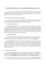 Oraciones con prosa | prosa oraciones de ejemplo. Doc La Prosa Espanola De La Edad Media Al Siglo Xvii Rodrigo Nava Academia Edu