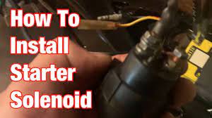 Install Wire Test The Starter Solenoid On Honda Cb350 Cl350 Motorcycle Youtube