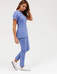 The Tulip Top Ceil Blue Stylish Scrubs Scrubs Outfit Nurse Outfit Scrubs