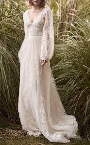 Pin By Ilsa White On Everything Fashionable Bohemian Wedding Dress Wedding Dresses Wedding Dress Long Sleeve