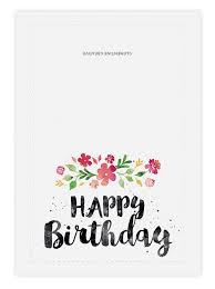 Printable Foldable Happy Birthday Card Printable Printable Birthday Card Spring Blossoms Happy Birthday Cards Printable Birthday Cards To Print Happy Birthday Printable