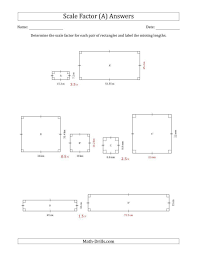 Scale Factor Worksheet 7th Grade The Determine The Scale Factor Between Two Rectangles And In 2020 Worksheets Scale Drawing Worksheet Template