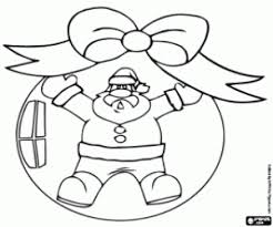 Bolas De Navidad Para Colorear Papa Noel