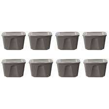 Top sellers most popular price low to high price high to low top rated products. Homz 18 Gallon Stackable Heavy Duty Plastic Storage Tote Containers With Secure Snap On Lids For Organizing Home And Office Areas 8 Pack Target