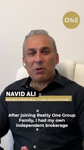 Navid Ali, Broker Owner of @realtyonegroup_future shares with a little bit  about his experience after joining Realty ONE Group!, What did you think?  Leave your comments below, and don’t forget to like ...