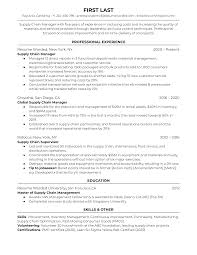 You can consider some things to make your job seeking experience more attractive. 6 Supply Chain Resume Examples For 2021 Resume Worded Resume Worded