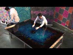 wonderful turkish marbling art painting on water ebru sanati cift karanfil الرسم على الماء youtube ebru art marble paper water marbling