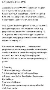 Home > search results for 'contoh cerkak basa jawa tentang lingkungan sekolah'. Tuliskan Contoh Teks Pawarta Judul Hut Ri Kaping 75 Pliiisss Jawab Kak Mau Kumpulin Besok Brainly Co Id