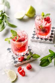Alkoholfreier Himbeer Mojito Rezept In 2020 Alkoholfrei Alkohol Getranke Rezepte Himbeeren