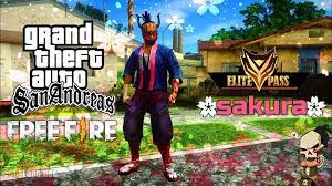 El skin de sakura llegó a free fire en 2018. Skin Sakura Masculino Free Fire Gtaland Net