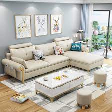 Sofa model sudut kayu jati mewah Karois8686nordic Kain Sofa Furniture Set Kombinasi Modern Sederhana Apartemen Kecil 2020 Baru Sofa Ruang Tamu Dekorasi Sofa Ruang Tamu Aliexpress