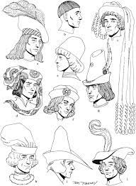 Men Headdress 15th C 14th Century Clothing Historical Hats Century Clothing