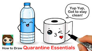 Quarantine Essentials How To Draw Toilet Paper And Bottle Water Coronavirus Awareness Art Youtube Watering cans are portable containers used to water plants by hand. quarantine essentials how to draw toilet paper and bottle water coronavirus awareness art