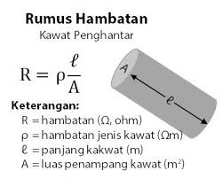Listrik juga dapat menimbulkan berbagai macam efek yang telah umum dapat kita ketahui seperti petir listrik statis induksi elektromagnetik dan arus listrik dan bahkan ada juga hambatan listriknya. Rumus Hambatan Kawat Penghantar Arus Listrik Idschool