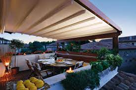 Pergola Cover Systems The Monza Retractable Awnings For Patio Dis Mekan Odalari Teras Apartman Daireleri