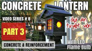 Granite pagoda, buddha and lotus flower 60 tall, base is 30x30 extra large and extra heavy. Making A Concrete Lamp For Zen Garden Indoor Outdoor Youtube