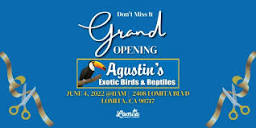 Grand Opening & Ribbon Cutting Agustin's Exotic Birds & Reptiles ...