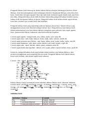 Bahasa arab merupakan bahasa al quran malah ia adalah bahasa syurga. Imbuhan Pinjaman Bahasa Arab Docx Pengaruh Bahasa Arab Meresap Ke Dalam Bahasa Melayu Dengan Kedatangan Islam Ke Alam Melayu Ada Dua Kemungkinan Arah Course Hero