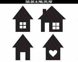 Download House Svg Home Svg House Vector Clipart House Shapes Etsy In 2021 House Silhouette House Svg House Vector