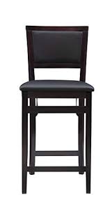 This folding stool adds an extra dash of elegance for dining or entertaining. Linon Home Decor Keira Pad Back Folding Counter Stool 24 Inch Pricepulse