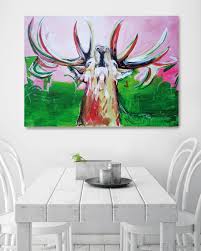 Sprüche und zitate auf leinwand als wanddekoration haben viele vorteile. Kunstdruck Brunftzeit Hirsch Bild Auf Leinwand Atelier Stefanie Rogge