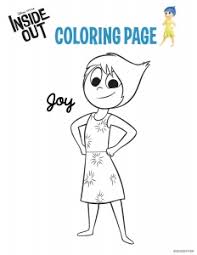 10 interesting inside out coloring pages: Inside Out Free Printable Coloring Pages For Kids