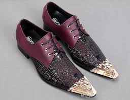 Plus qu'un simple mix d'imprimés. Acheter Mode Italie Style Business En Cuir Veritable Formelle Hommes Robe De Mariage Chaussures Hommes Appartements De Luxe En Metal Toe Pour Homme Grand De 76 96 Du Himalayasstore Fr Dhgate Com