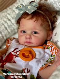 As sweet as her name! ❤️ This is Candy reborned by Margaret Stopnitsky.  🍭🥰🍭