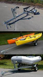 Ce Smith Multi Sport Boat And Kayak Trailer W Bunks 8 Wheels 12 Boat 800 Lbs Ce Smith Trail Kayak Trailer Water Crafts Sport Boats