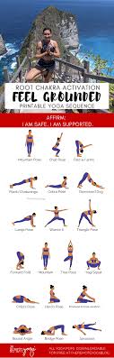 Root Chakra Activation Yoga Pdf Yoga Yoga Sequences Chakra Activation