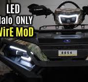 Polaris Sportsman 850 1000 LED Headlight Halo Ring Angel Eyes